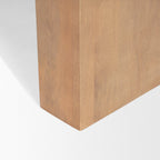 48" Natural Solid Wood Sled Coffee Table