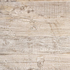 55" Natural and Off White Reclaimed Wood Distressed Coffee Table