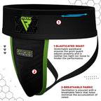 RDX H1 Groin Guard with Gel Cup Black
