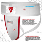 RDX H1 Groin Guard with Gel Cup Black