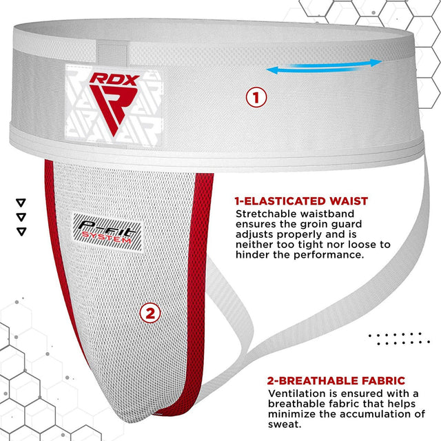 RDX H1 Groin Guard with Gel Cup Black