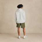 Military Olive Midweight Organic French Terry Short