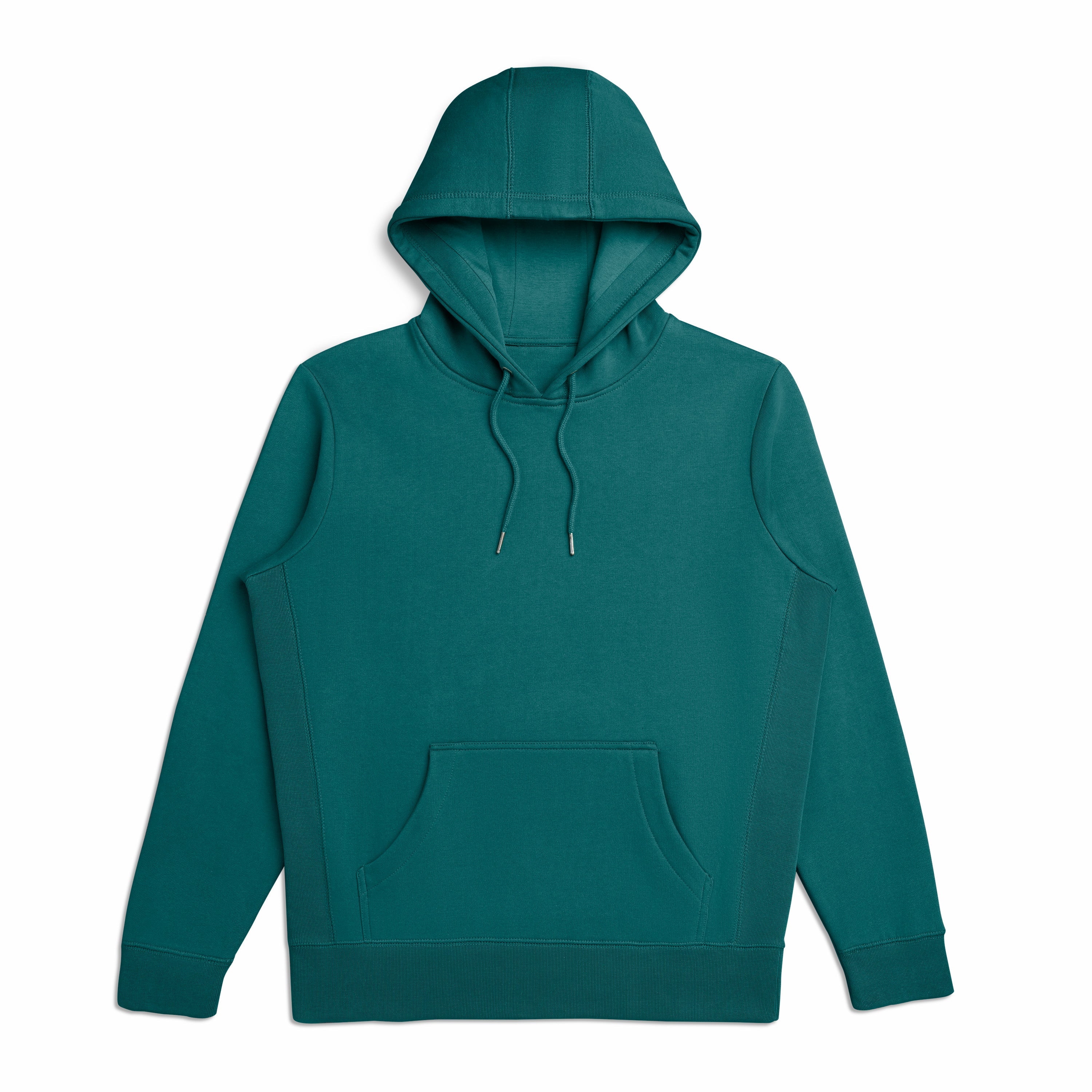 French Blue Organic Cotton Hooded Sweatshirt