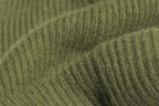 Moss Cashmere Wool Beanie