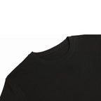 Black Midweight Organic French Terry Crew