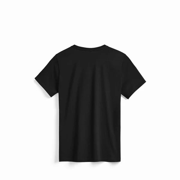 Women's Black Midweight Supima® Tee