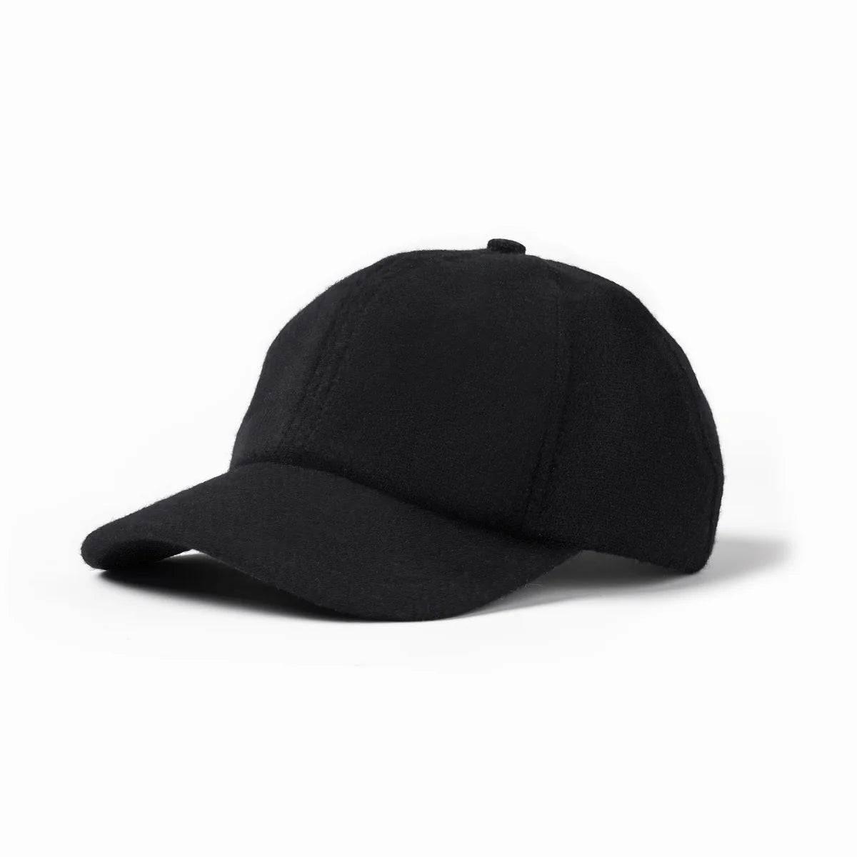 Olive American Wool Herringbone 6-Panel Cap