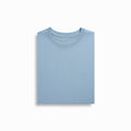Cloudy Blue American Grown Supima® 100% Cotton 6oz Long Sleeve T-Shirt