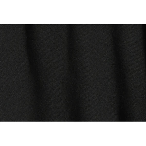 Black Organic Heavyweight Brushed Cuffed Pant