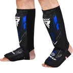 RDX IMMAF Approved Neoprene Shin Instep Guards