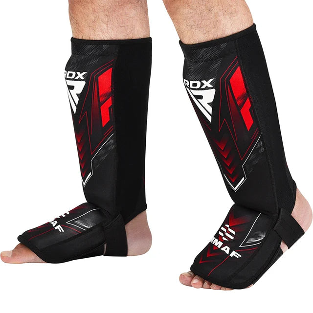 RDX IMMAF Approved Neoprene Shin Instep Guards