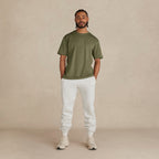 Ash Heather Organic Heavyweight Brushed Pant