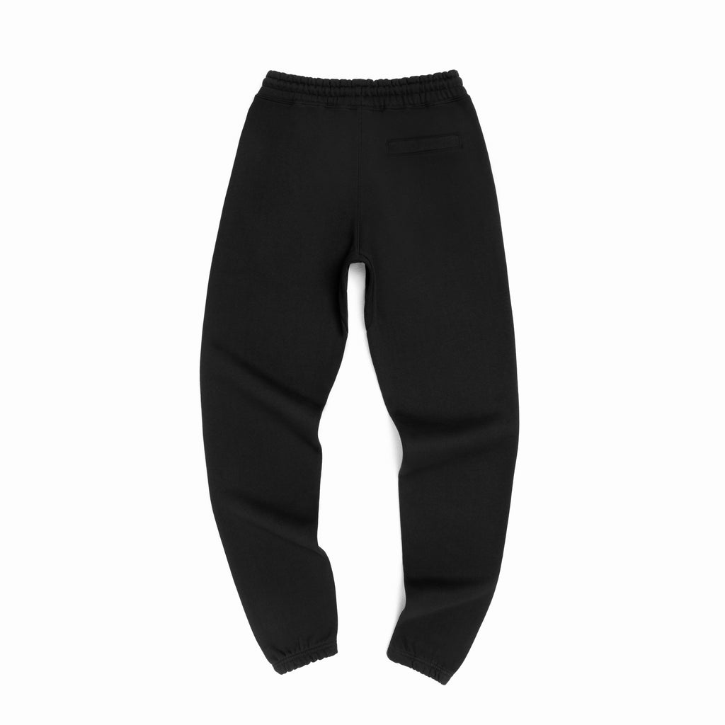 Black Organic Heavyweight Brushed Pant
