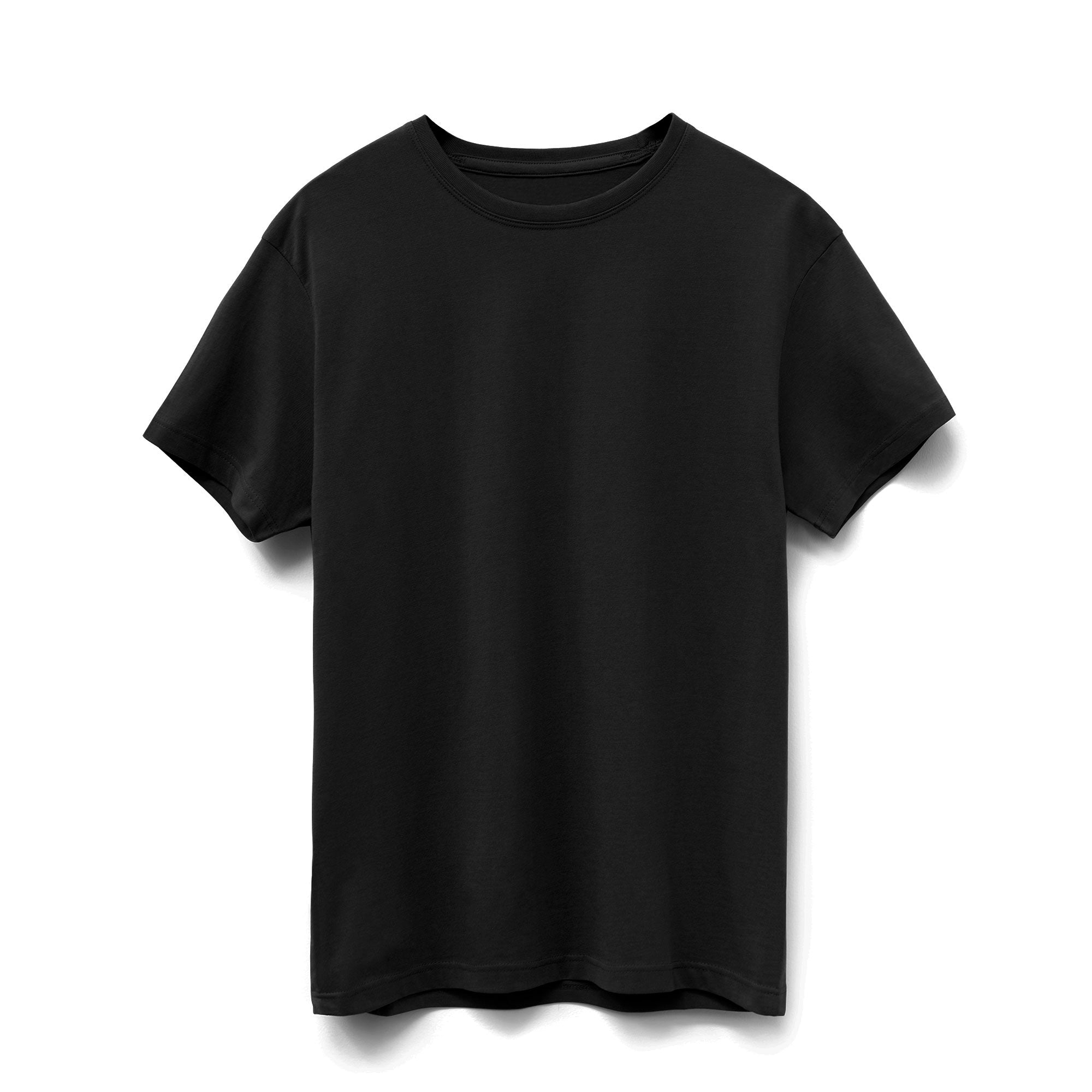 Black Midweight Supima® Tee