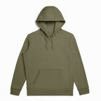 Military Olive Heavyweight Organic Brushed Hood