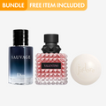 Dior Sauvage EDT & Valentino Donna Born In Roma EDP (Includes FREE J'adore Soap)