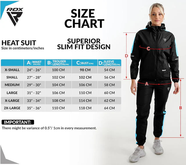 RDX H1 Weight Loss Sauna Suit For Women