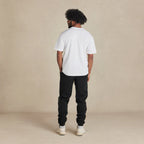 Black Organic Heavyweight Brushed Pant