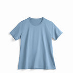 Women's Cloudy Blue Midweight Supima® Tee