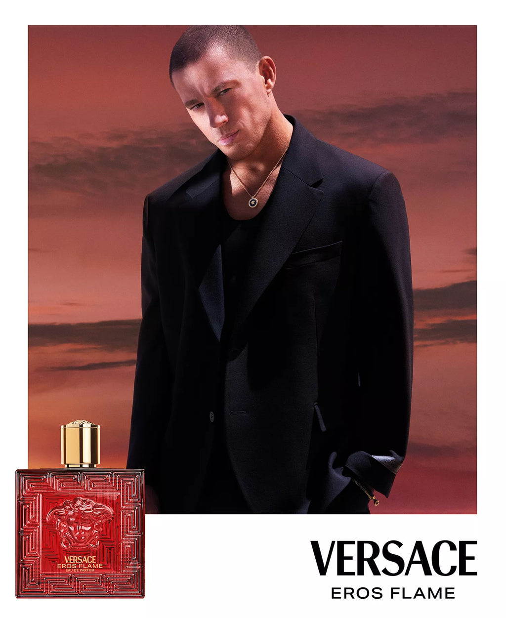 Men's Eros Flame Eau de Parfum Spray, 3.4-oz.