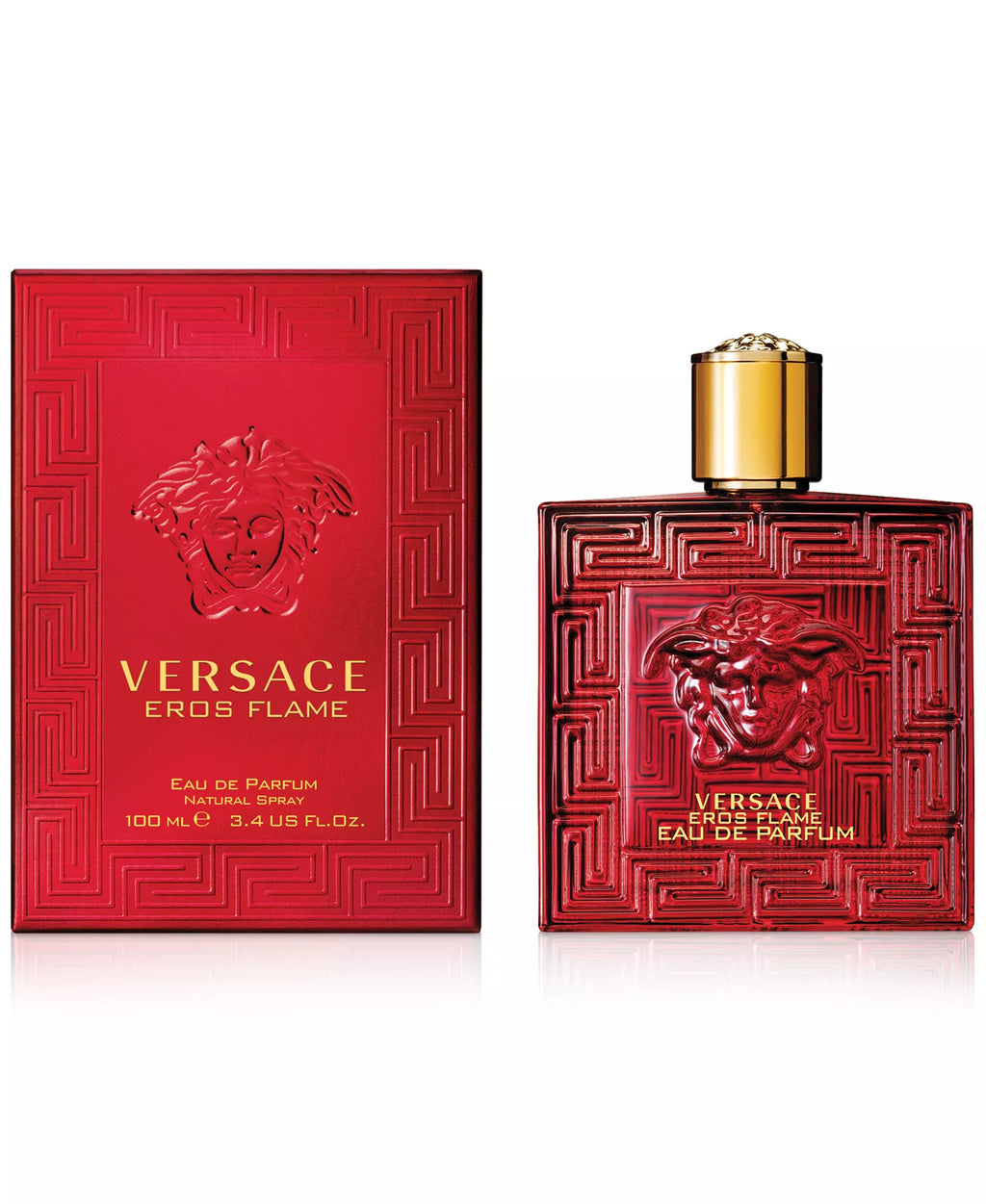 Men's Eros Flame Eau de Parfum Spray, 3.4-oz.