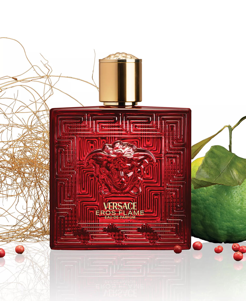 Men's Eros Flame Eau de Parfum Spray, 3.4-oz.