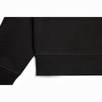 Black Ultra Heavyweight Organic French Terry Quarter Zip - Unisex