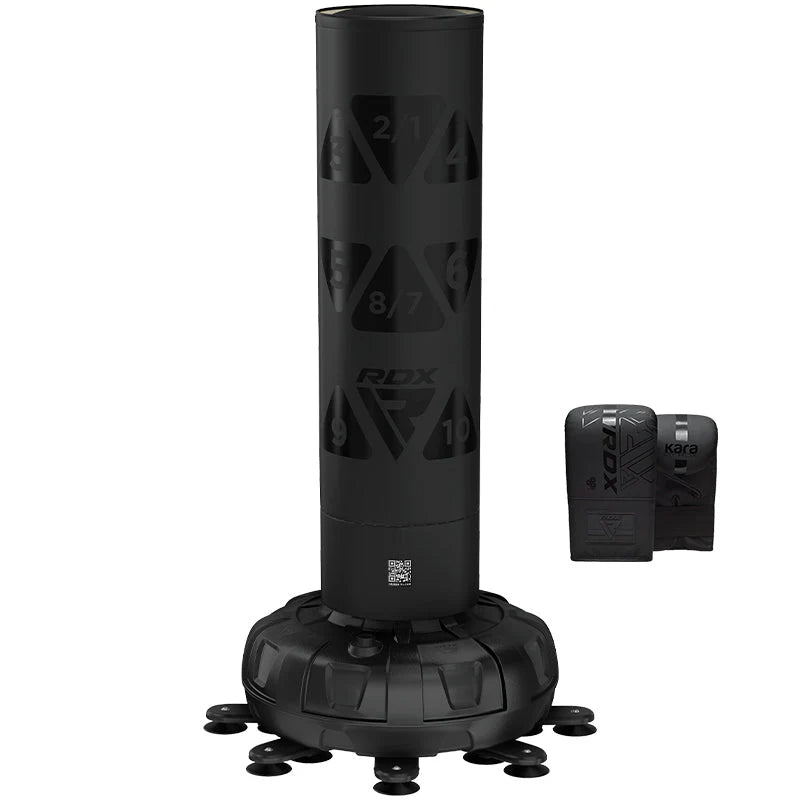 RDX KT Ronin 6ft Free Standing Target Punch Bags With Mitts Set
