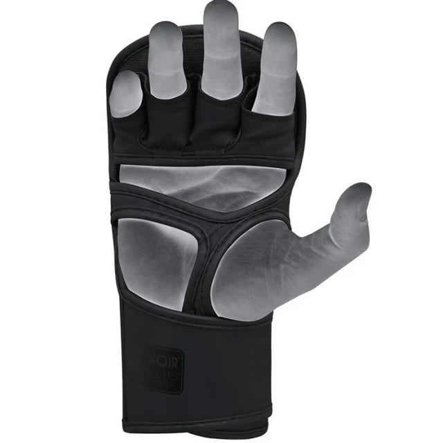 RDX T15 Noir Hybrid Mma Grappling Gloves With Best Knuckle Protection 7oz